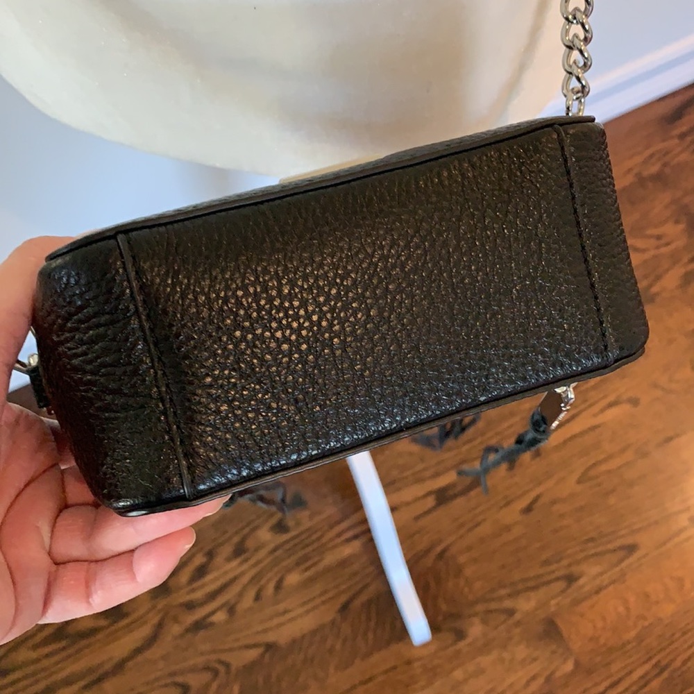 Rebecca Minkoff black leather mini zip bag - Picture 6 of 7